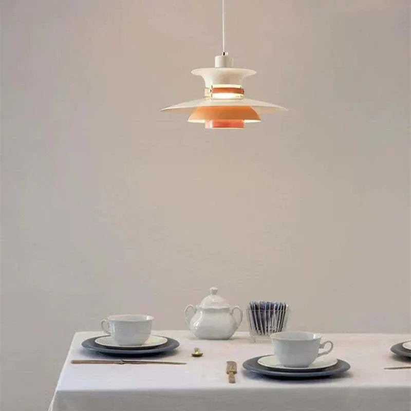 Scandinavian Metal Pendant Light With Adjustable Angle for Dining Room