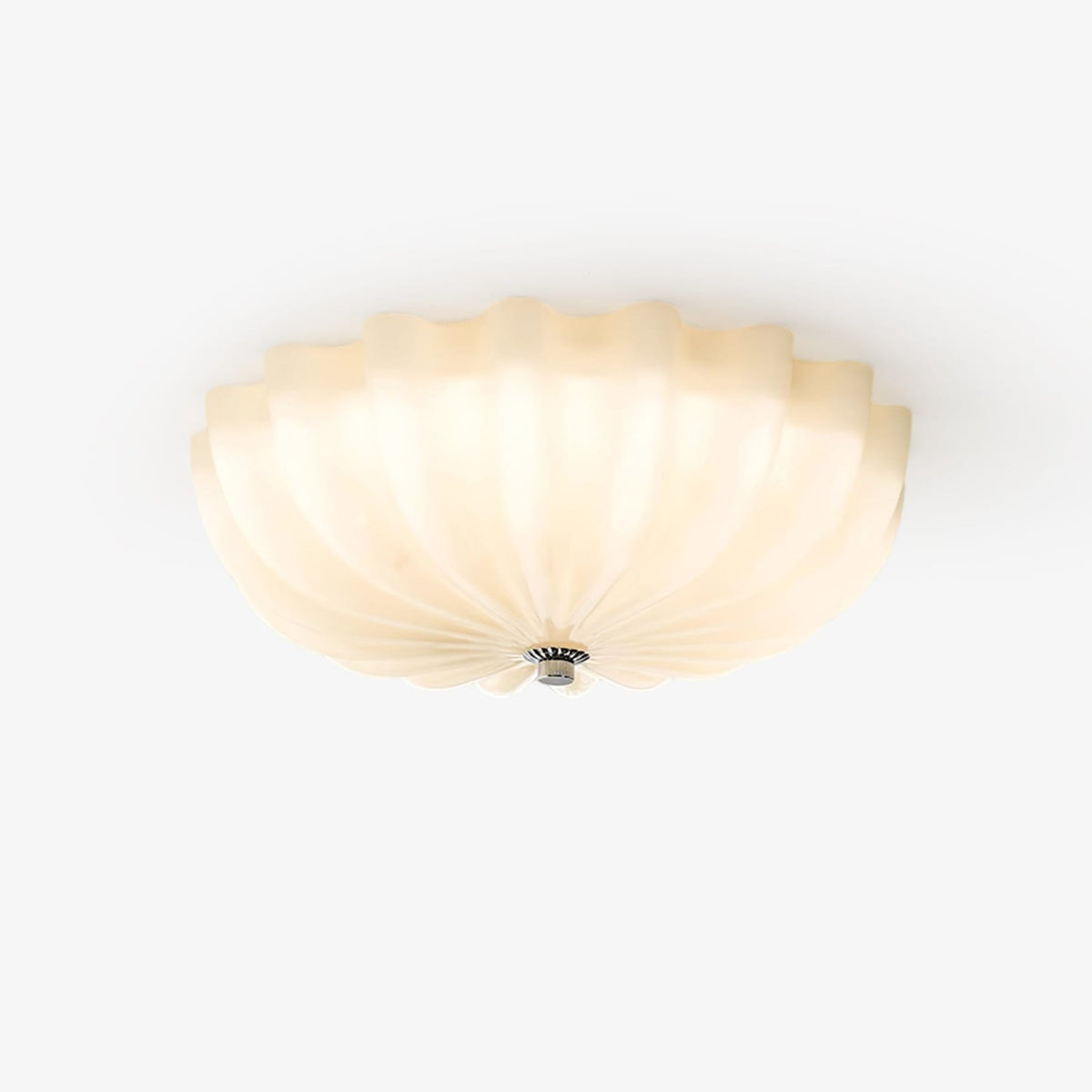 Vintage Glass Flush Mount Ceiling Light for Living Room