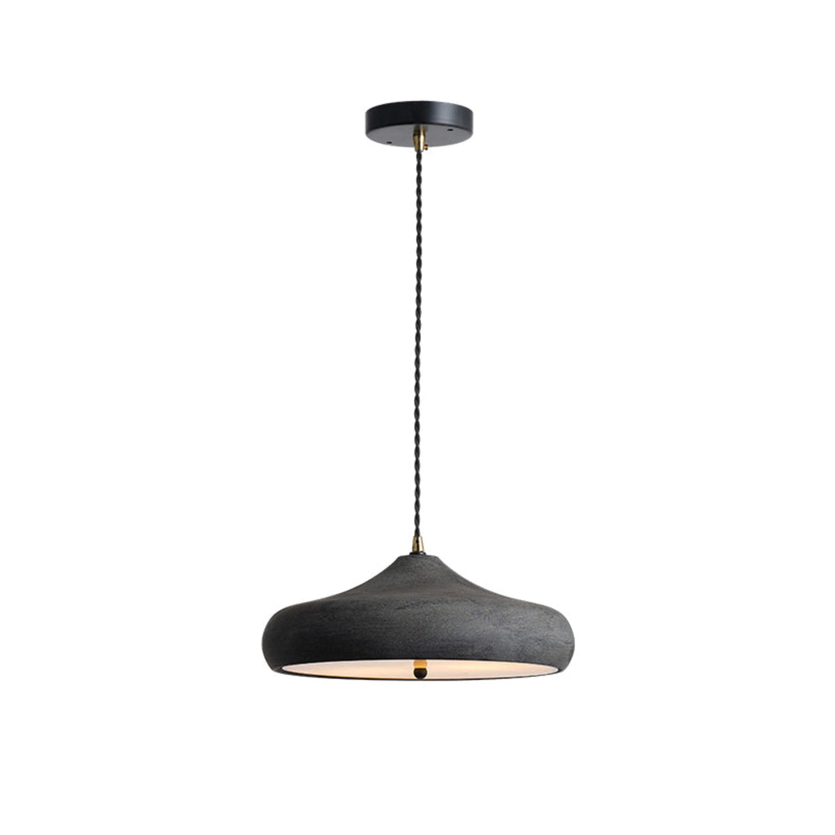 Modern Iron Pendant Light With Warm LED Glow