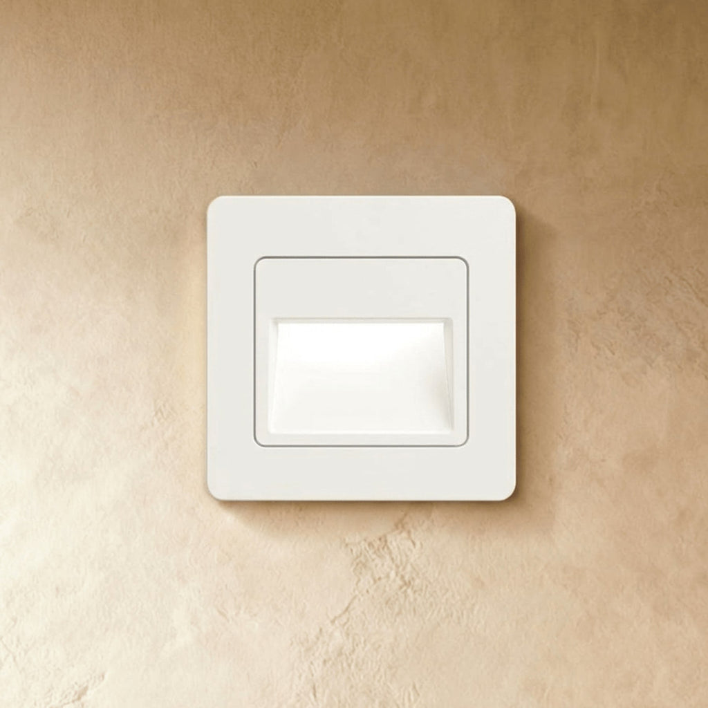 Minimalist Matte Plastic Wall Sconce for Hallway and Bedroom
