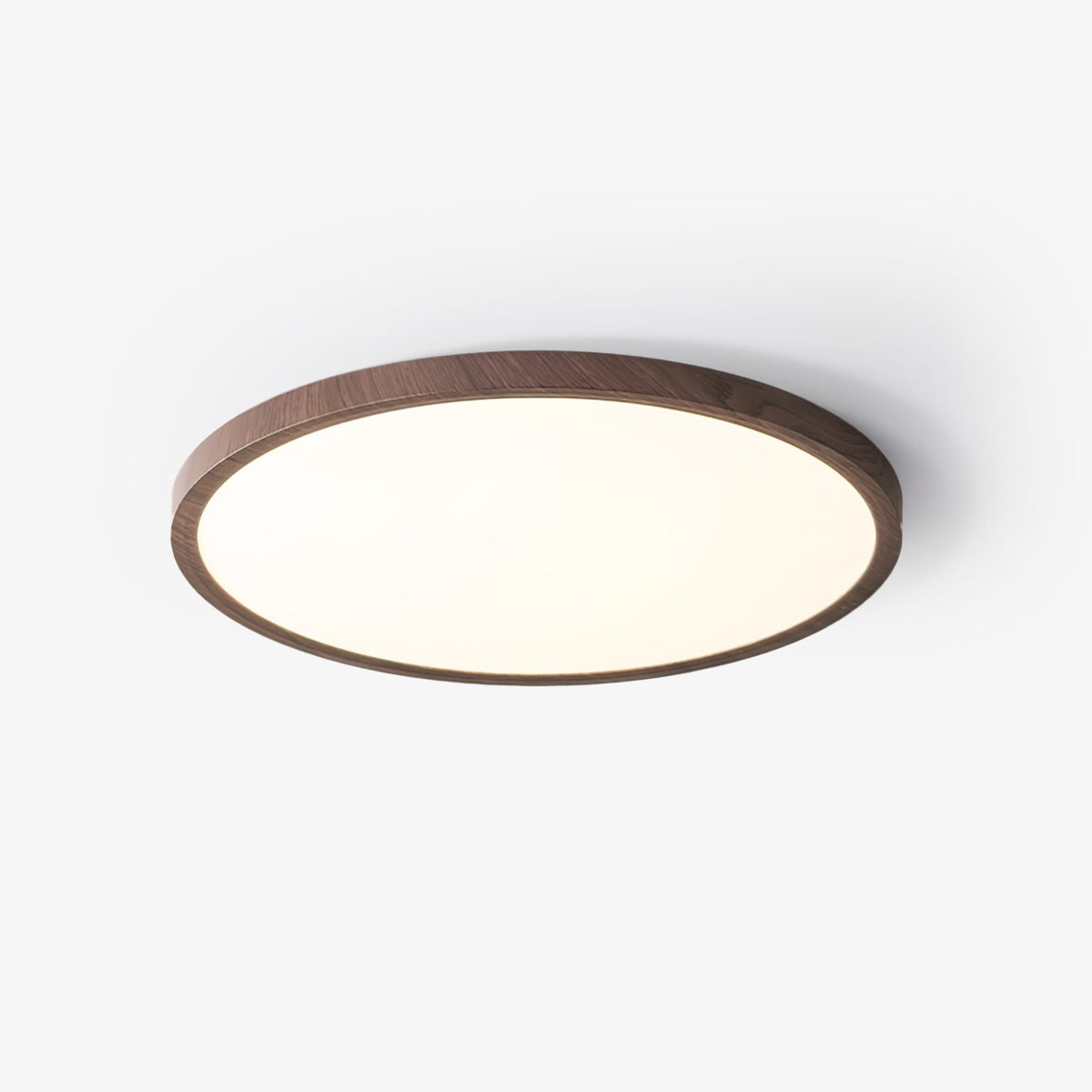 Minimalist Wood Flush Mount Ceiling Light With Slim Profile