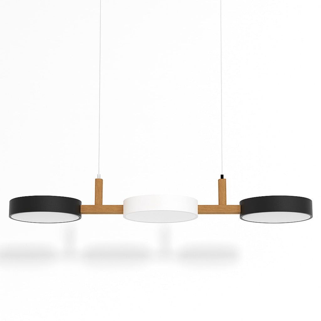 Modern Iron Linear Pendant Light for Dining Room