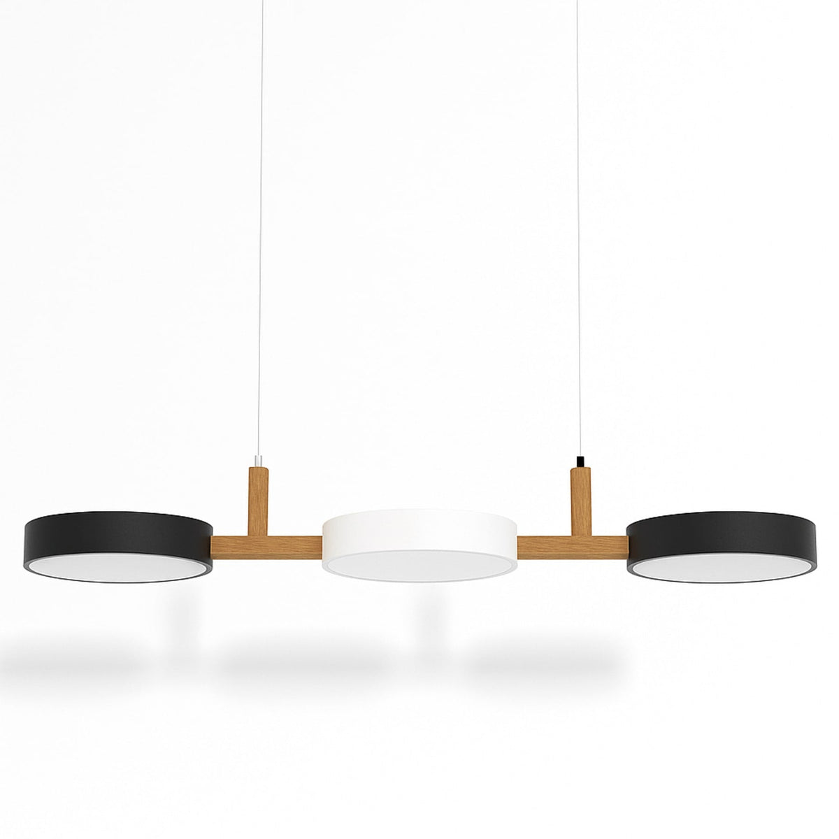 Modern Iron Linear Pendant Light for Dining Room