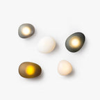 Modern Glass Wall Sconce With Warm Glass Shades