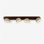 Modern Travertine Wall Sconce With Warm LED Glow for Living Room