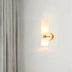Modern Glass Wall Sconce for Living Room and Bedroom
