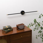 Minimalist Metal Linear Wall Sconce With Warm LED Glow