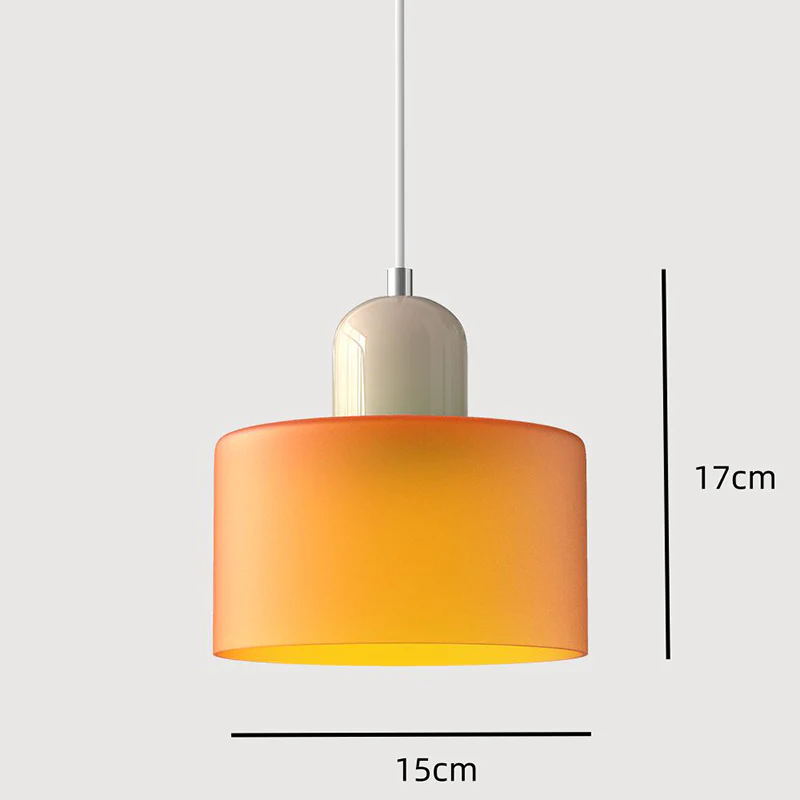 Bauhaus Glass E26 Pendant Light for Kitchen