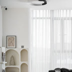 Modern Wood Flush Mount Ceiling Light for Living Room