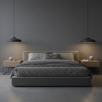 Modern Iron Pendant Light With Warm LED Glow