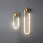 Minimalist Metal Wall Sconce for Living Room and Bedroom