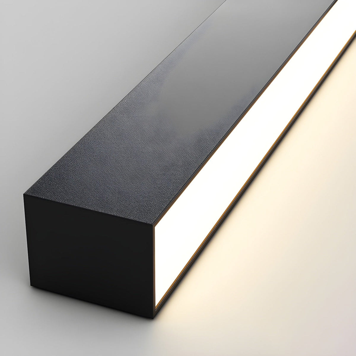 Minimalist Linear Metal Ceiling Light for Living Room