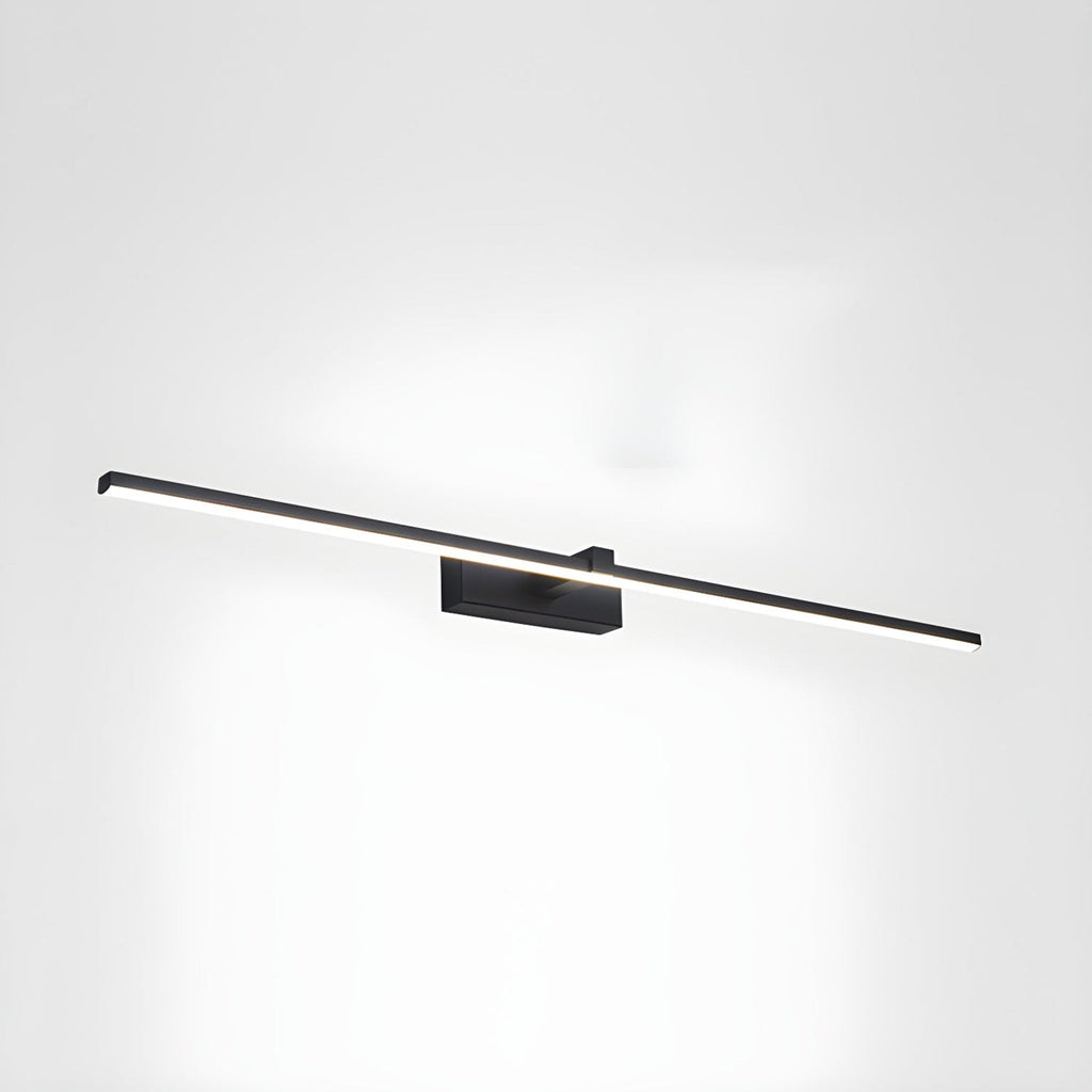 Modern Iron Linear Wall Sconce With Integrated LED for Hallway