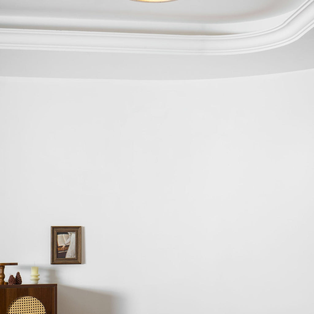 Modern Travertine Flush Mount Ceiling Light With Slim Profile