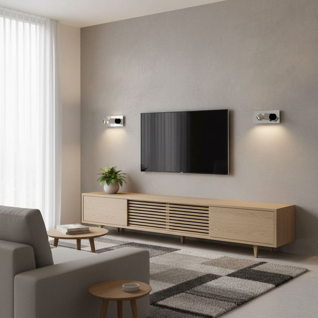 Modern Aluminum Wall Sconce for Bedroom and Living Room
