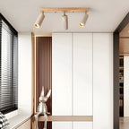 Modern Stone Linear Ceiling Light With Warm White Glow