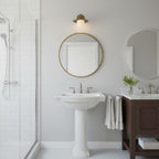 Modern Brass Wall Sconce for Living Room and Bedroom