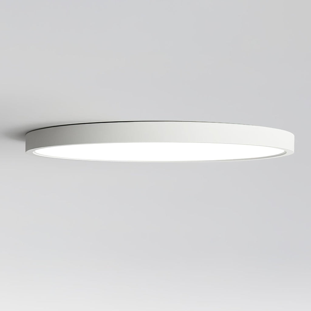 Minimalist Iron Flush Mount Ceiling Light With Slim Low-Profile Design