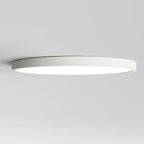 Minimalist Iron Flush Mount Ceiling Light With Slim Low-Profile Design