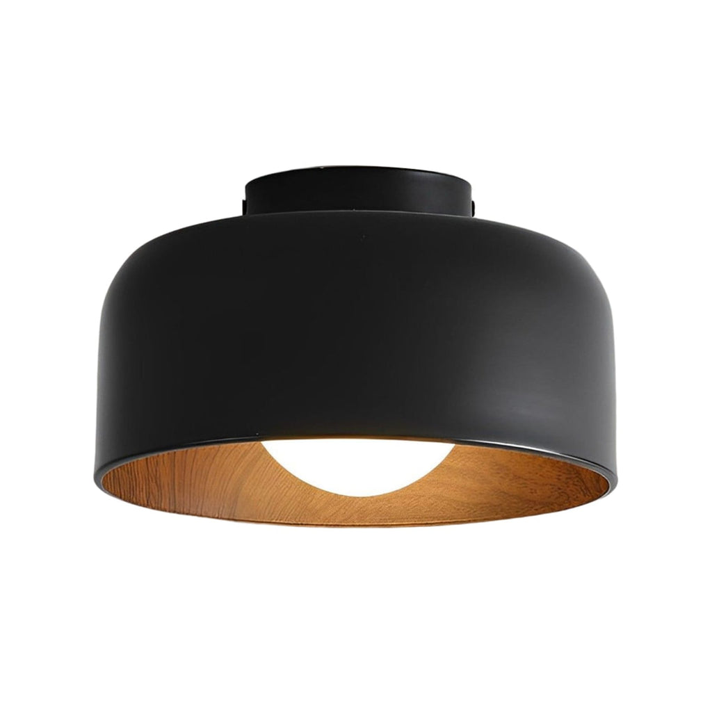 Modern Iron Semi-Flush Mount Ceiling Light for Living Room
