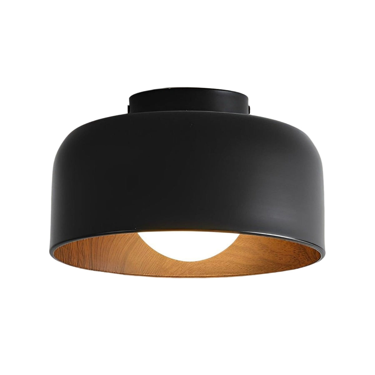 Modern Iron Semi-Flush Mount Ceiling Light for Living Room