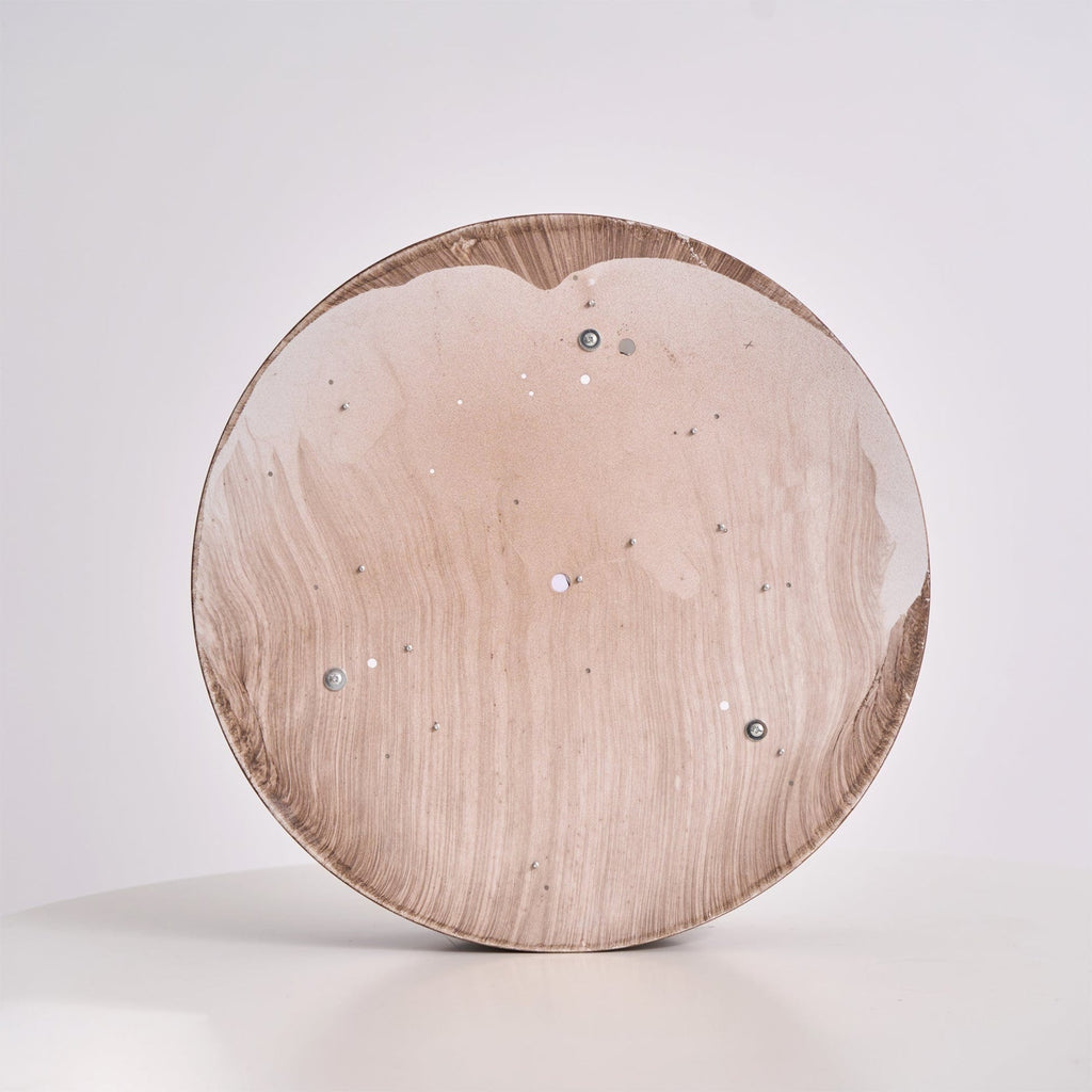 Scandinavian Wood Flush Mount Ceiling Light for Living Room
