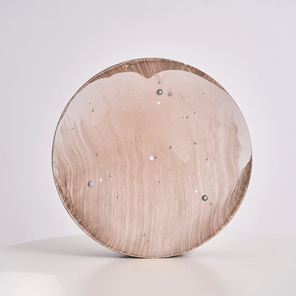 Scandinavian Wood Flush Mount Ceiling Light for Living Room