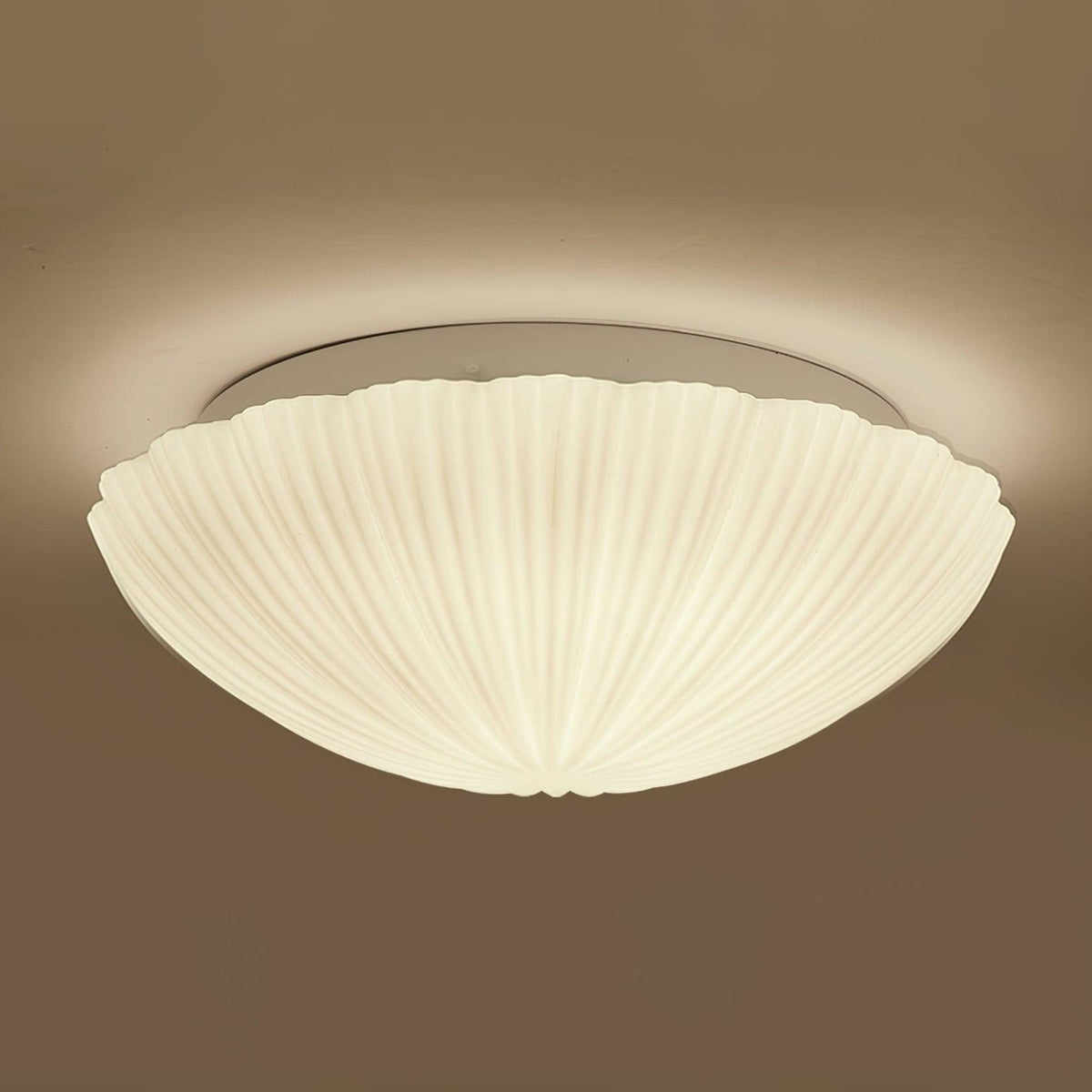 Modern Glass Flush Mount Ceiling Light