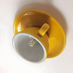 Modern Ceramic Semi-Flush Mount Ceiling Light