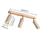 Modern Stone Linear Ceiling Light With Warm White Glow