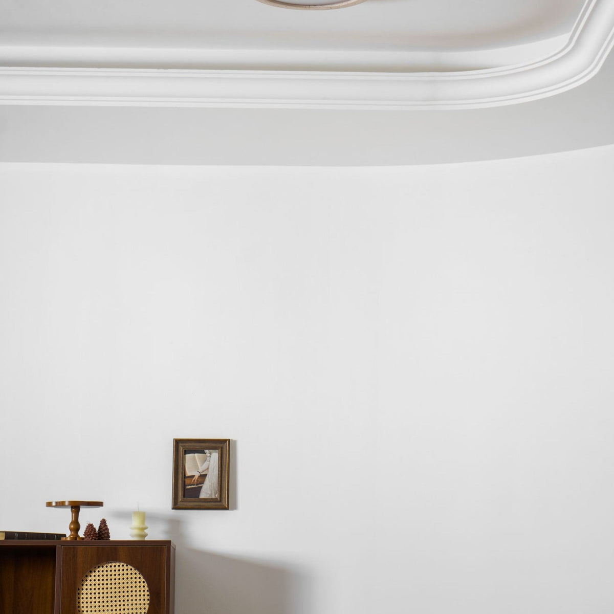 Modern Travertine Flush Mount Ceiling Light With Slim Profile