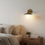 Modern Brass Wall Sconce for Living Room and Bedroom