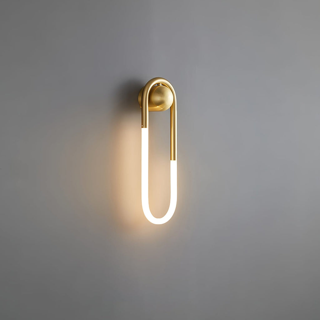 Minimalist Metal Wall Sconce for Living Room and Bedroom