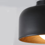 Modern Iron Semi-Flush Mount Ceiling Light for Living Room