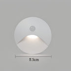 Modern Matte Metal Wall Sconce With Motion Sensor Option for Hallways