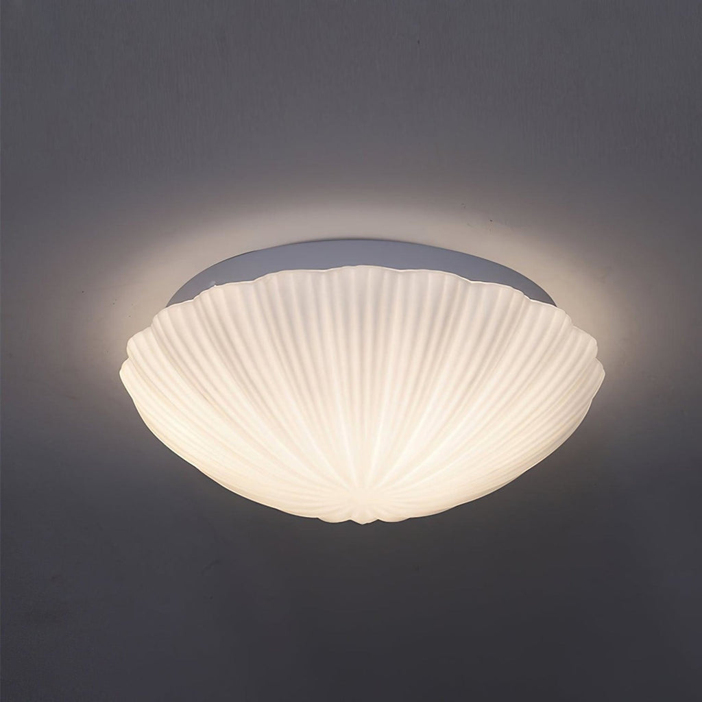 Modern Glass Flush Mount Ceiling Light
