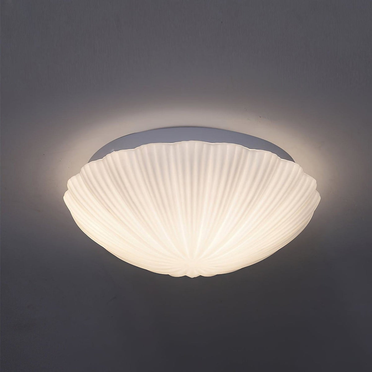Modern Glass Flush Mount Ceiling Light