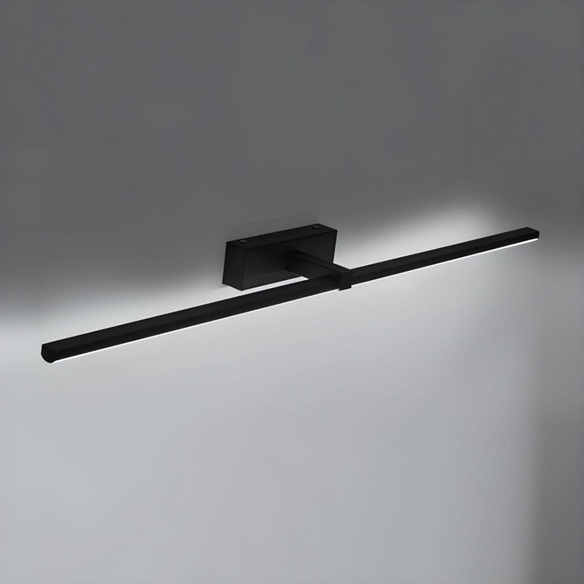 Modern Iron Linear Wall Sconce With Integrated LED for Hallway