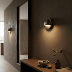 Modern Copper Wall Sconce With Dimmable Tri-Color Glow