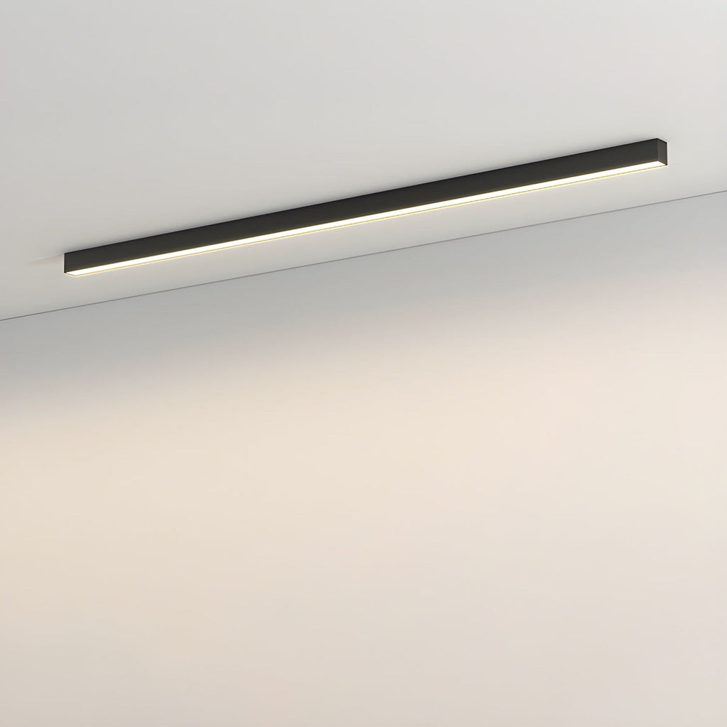 Minimalist Linear Metal Ceiling Light for Living Room