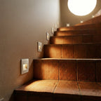 Minimalist Matte Plastic Wall Sconce for Hallway and Bedroom