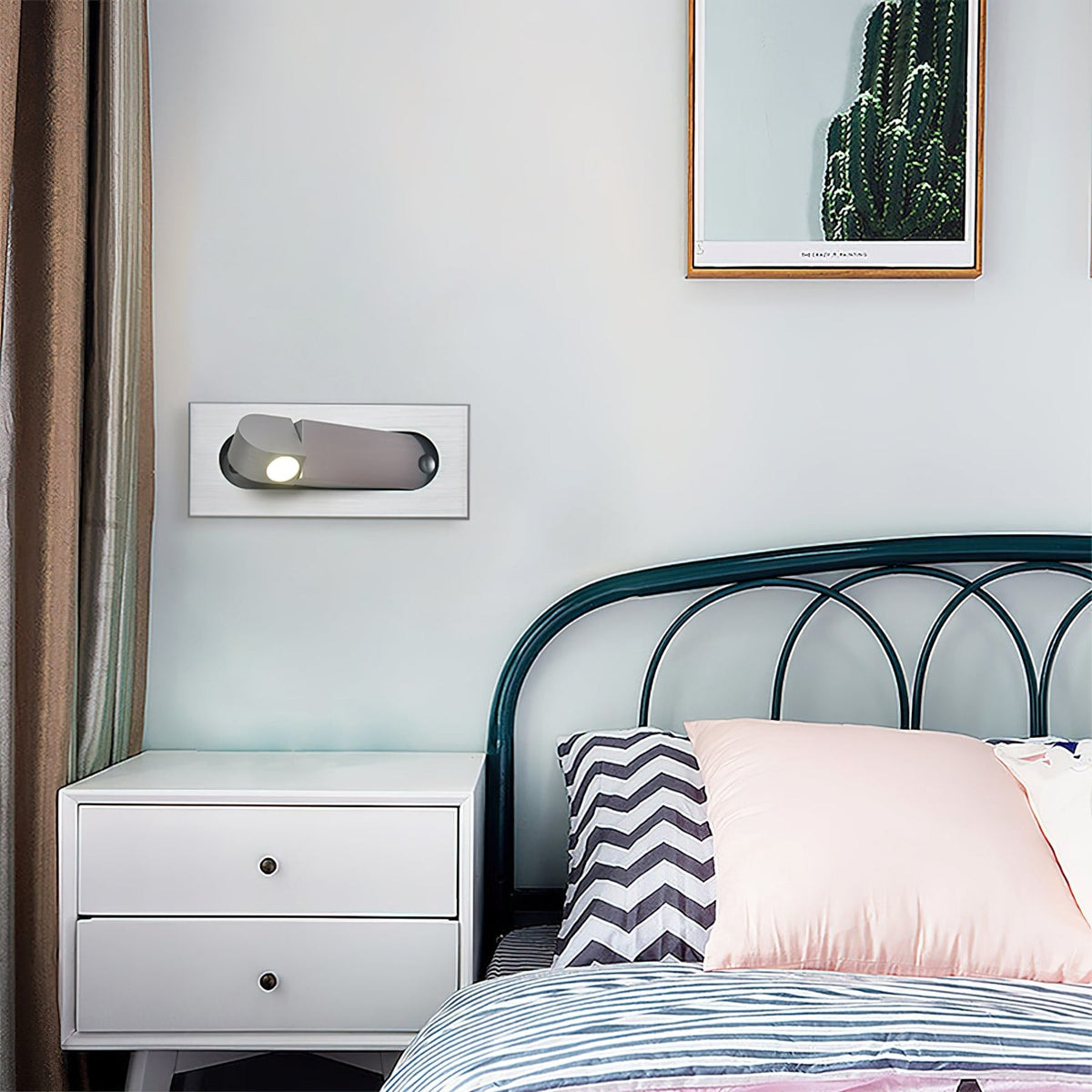 Modern Aluminum Wall Sconce for Bedroom and Living Room