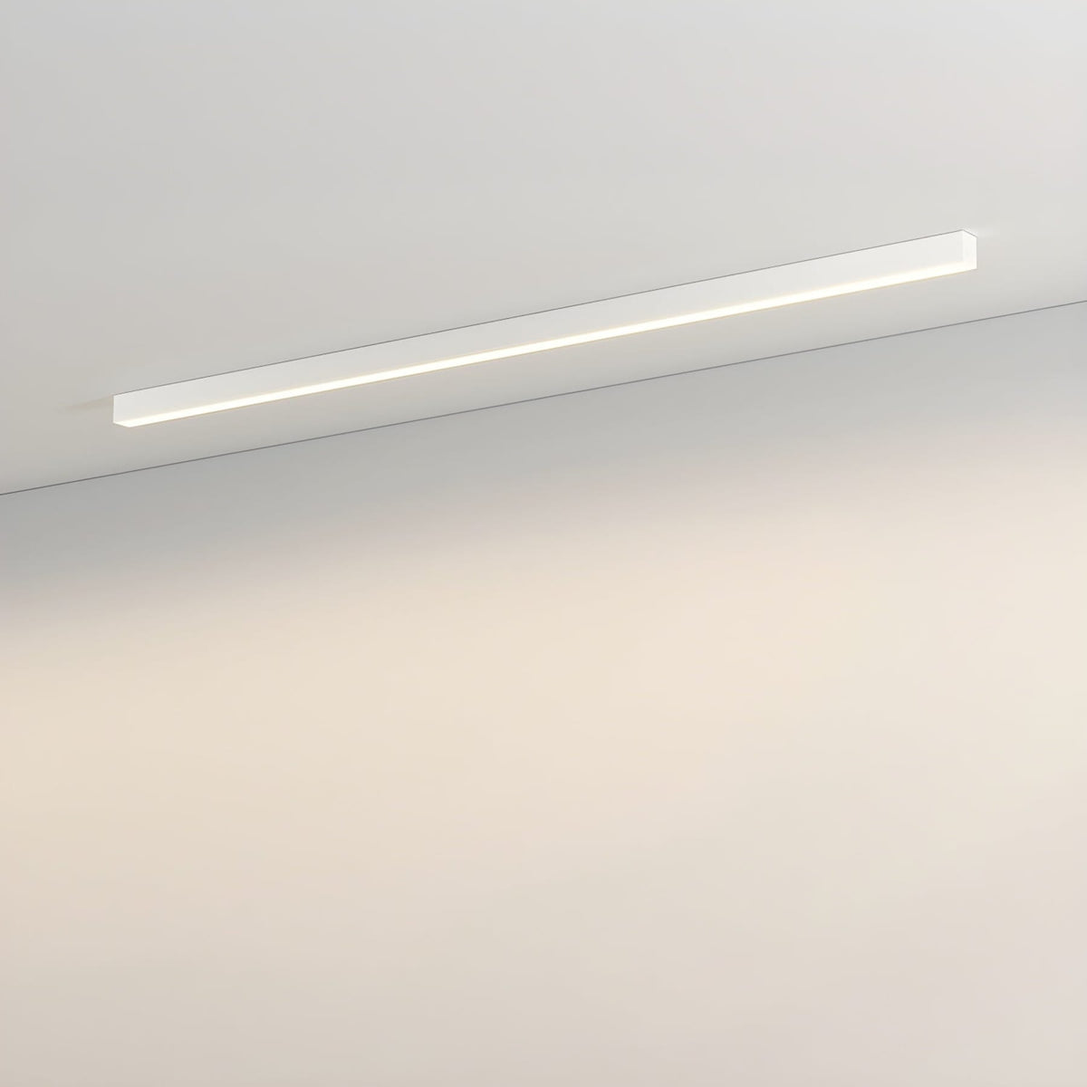 Minimalist Linear Metal Ceiling Light for Living Room