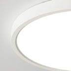 Minimalist Iron Flush Mount Ceiling Light With Slim Low-Profile Design