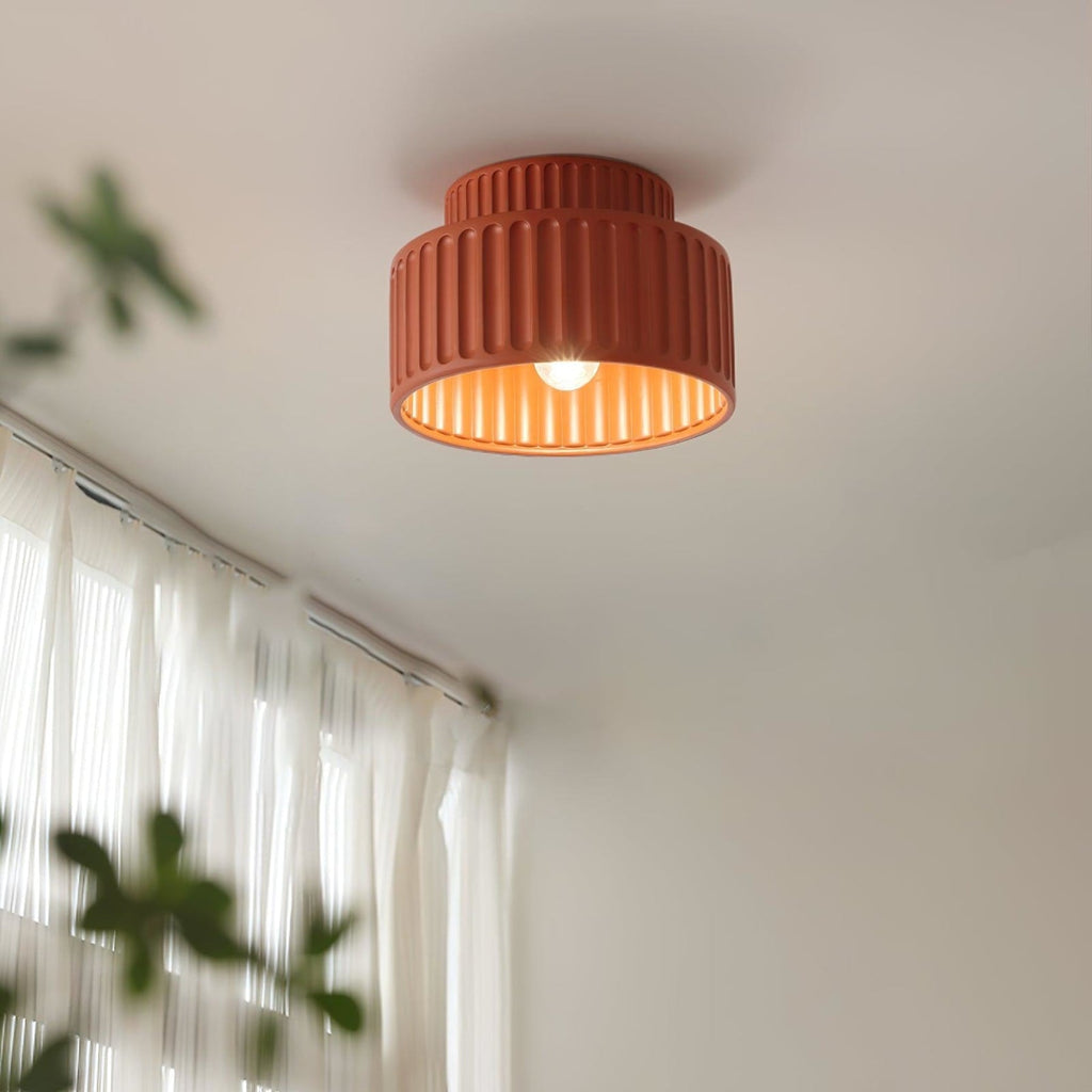 Modern Semi-Flush Ceiling Light for Living Room and Bedroom