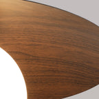 Modern Iron Semi-Flush Mount Ceiling Light for Living Room