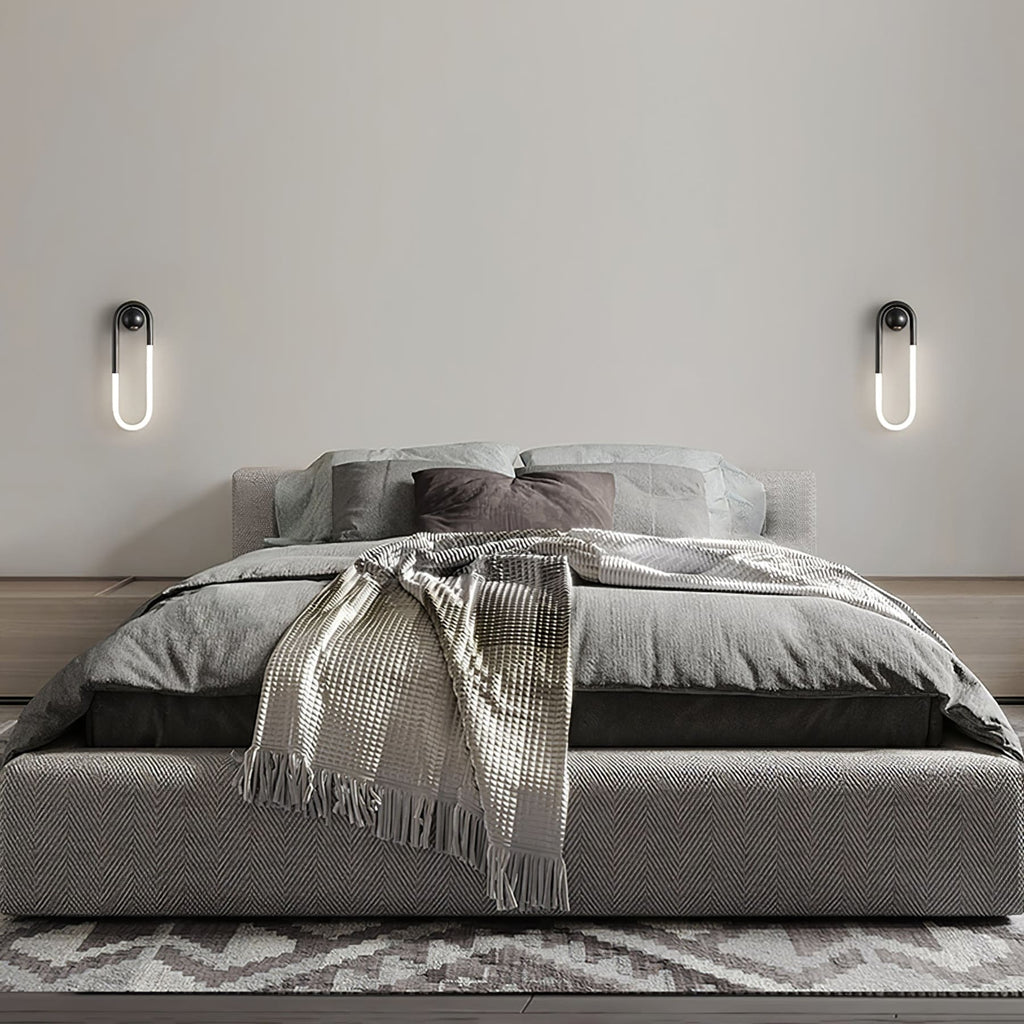 Minimalist Metal Wall Sconce for Living Room and Bedroom