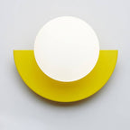 Modern Metal Wall Sconce With Selectable LED Glow