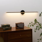 Minimalist Metal Linear Wall Sconce With Warm LED Glow