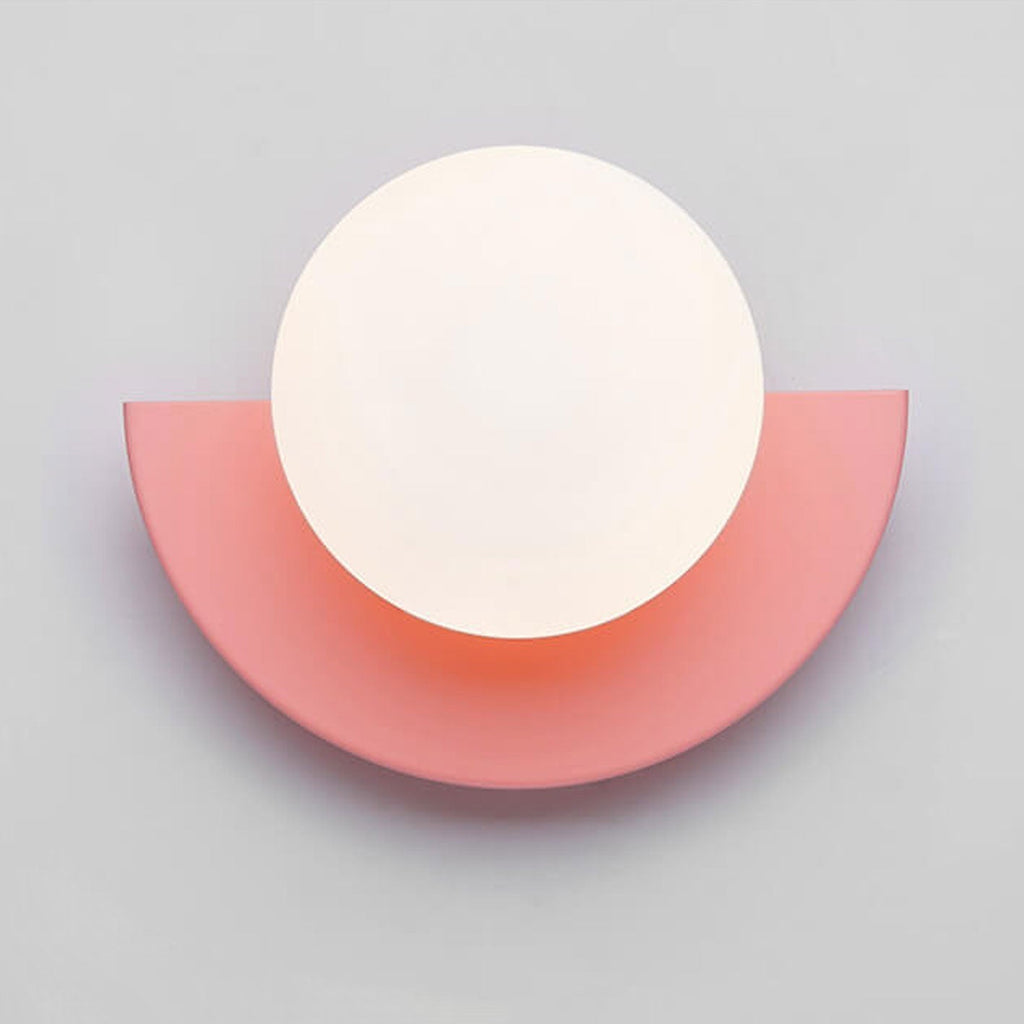Modern Metal Wall Sconce With Selectable LED Glow